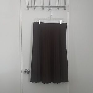 Brown Vintage Sears Accordion pleated skirt